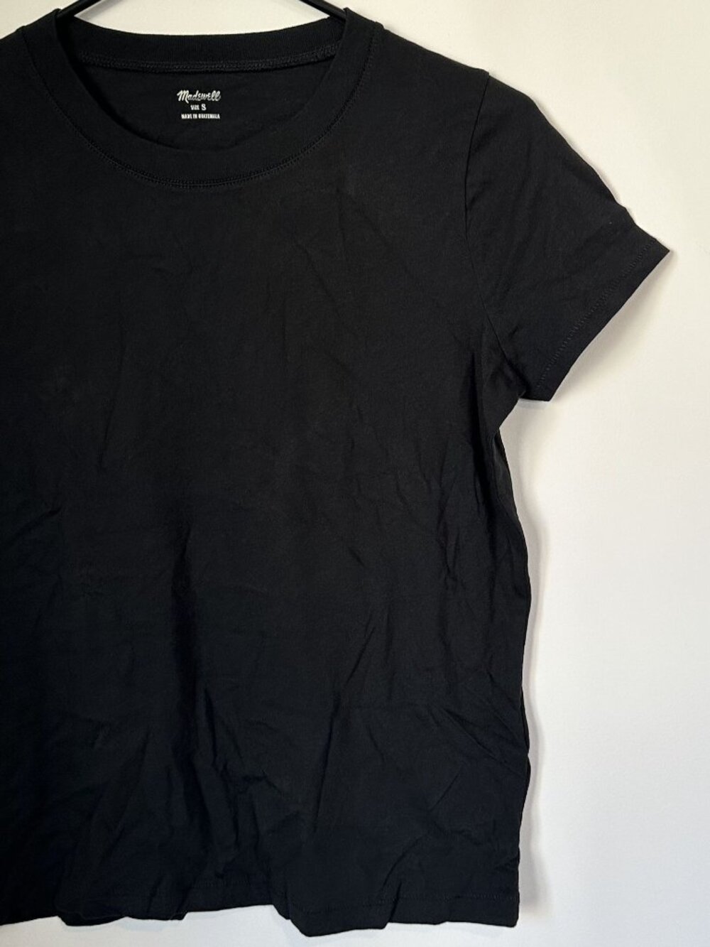 NWT Madewell Black Northside Vintage Tee - Size: Small - Picture 4 of 10